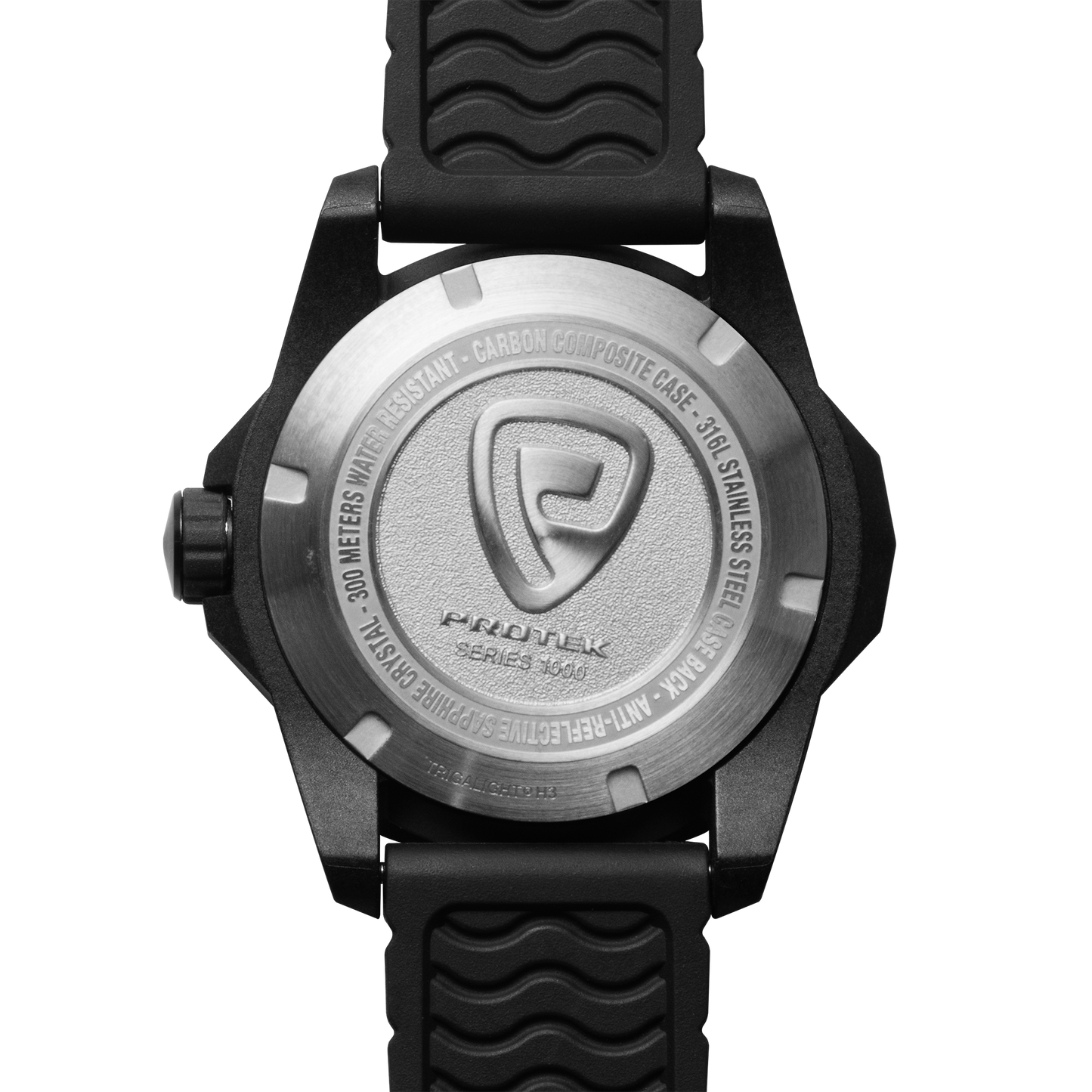 ProTek Tritium Illuminated Carbon 42MM Dive Watch PT1001