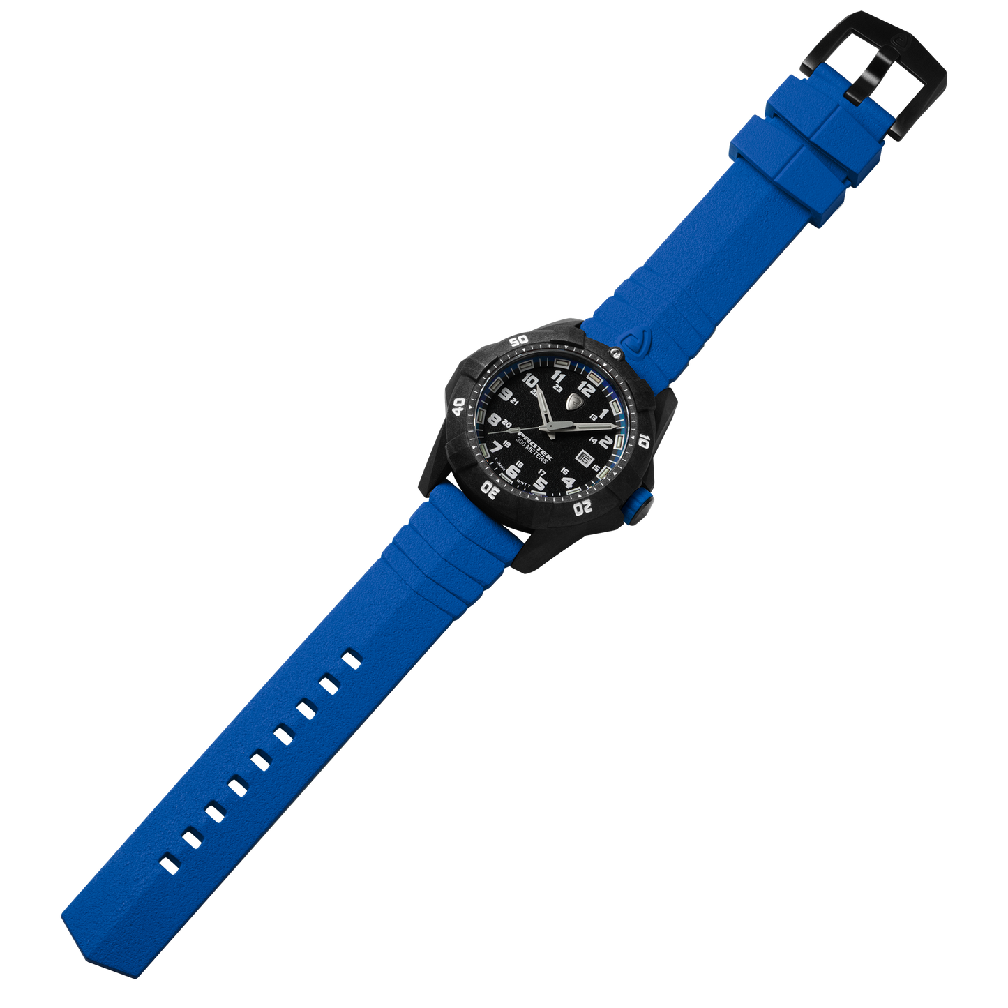 ProTek Tritium Illuminated Carbon 42MM Dive Watch PT1003B