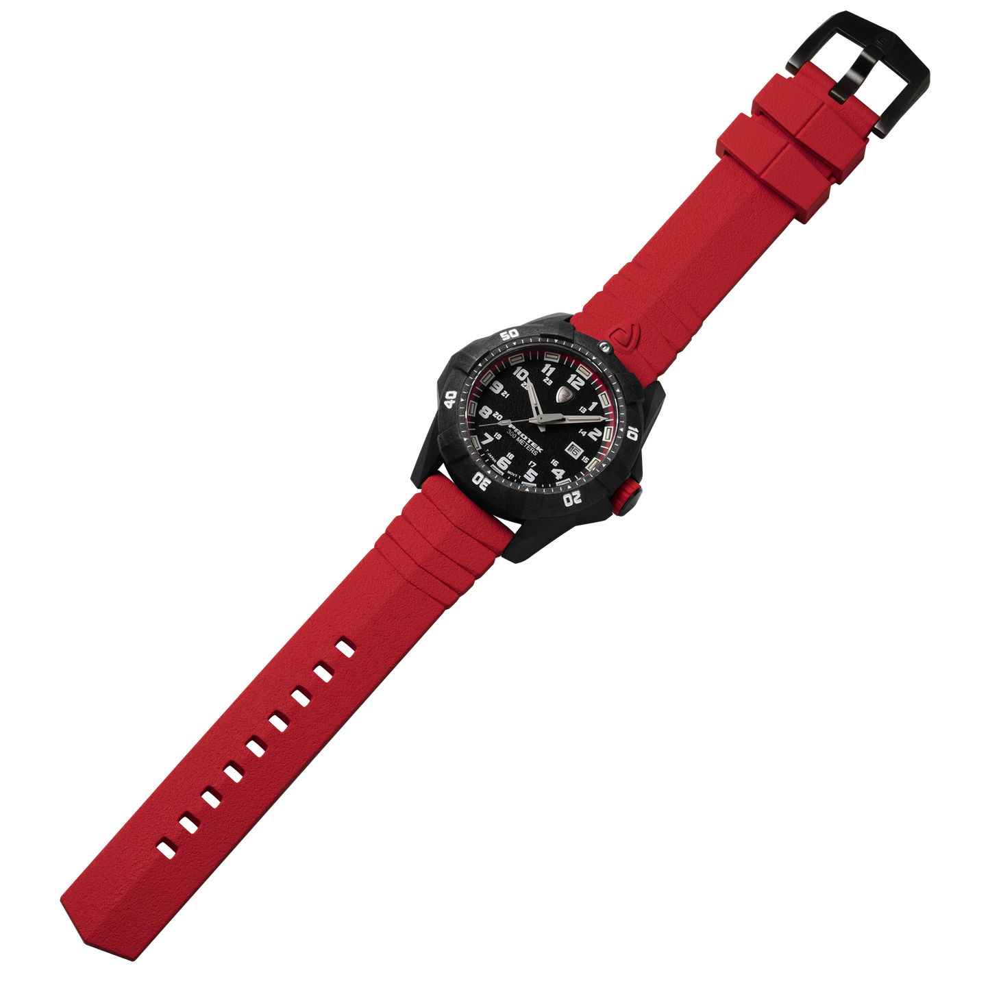 ProTek Tritium Illuminated Carbon 42MM Dive Watch PT1002R