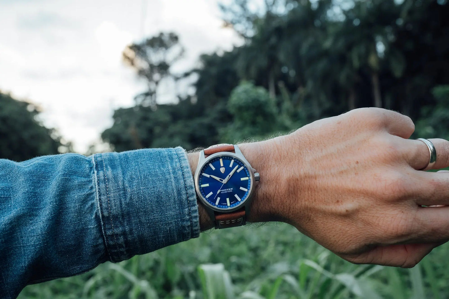 Protek Tritium Illuminated Titanium Field Watch PT3003 ProTek