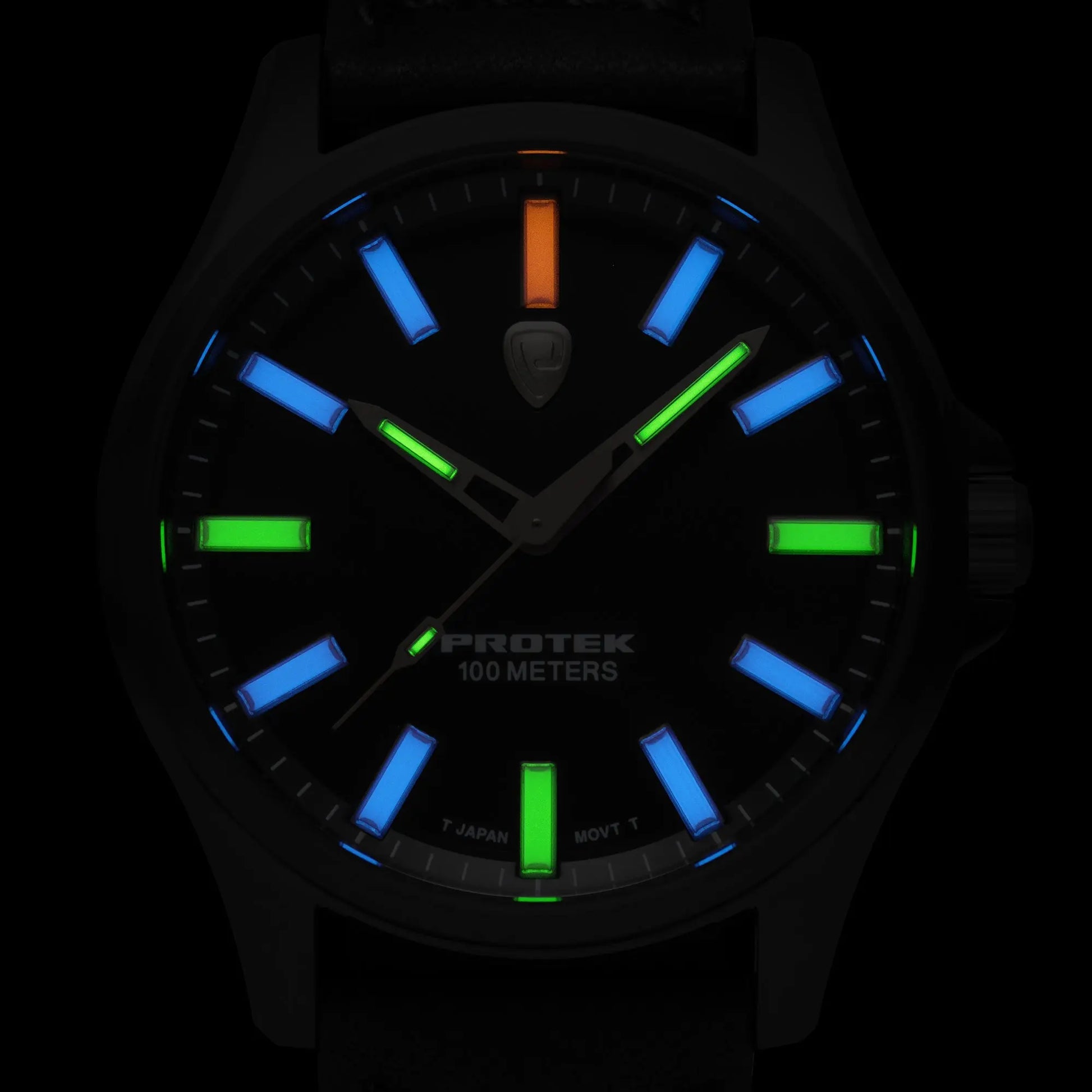 Protek Tritium Illuminated Titanium Field Watch PT3003 ProTek
