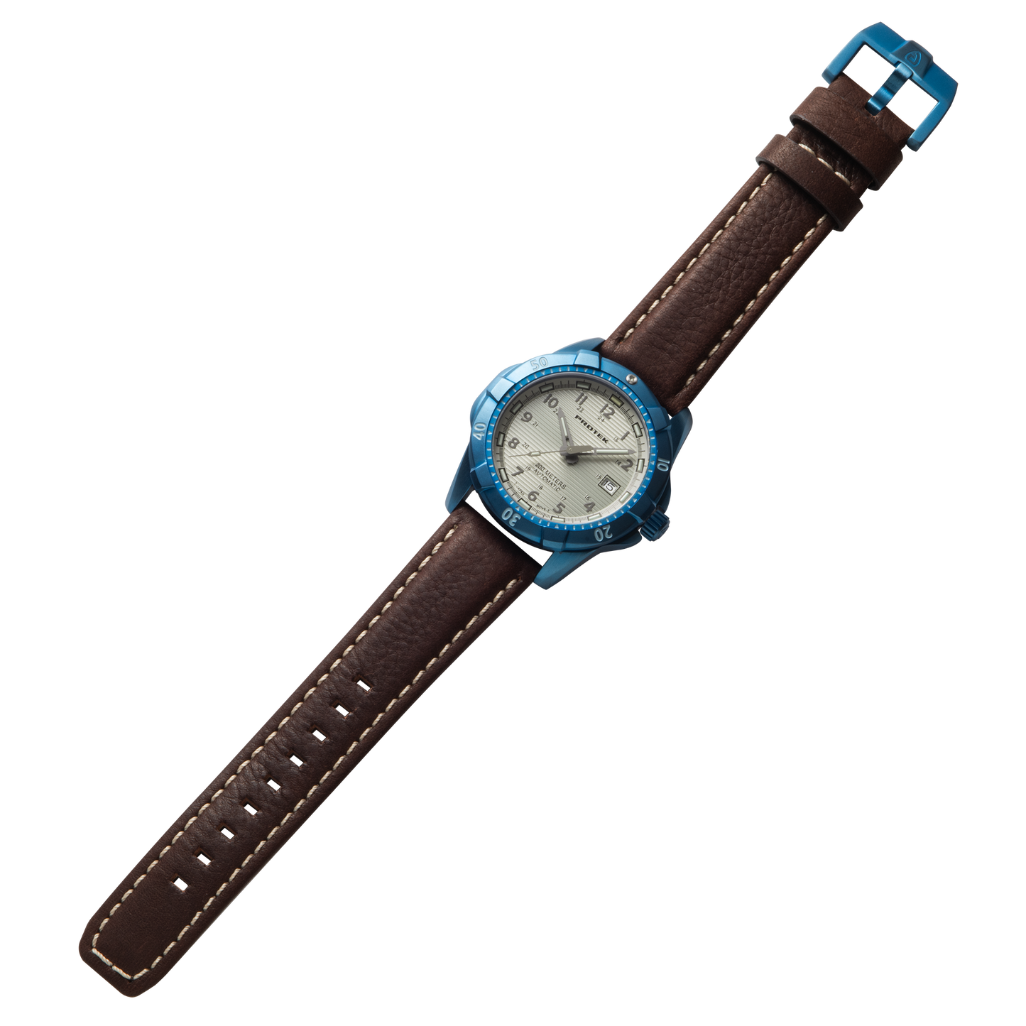 ProTek Tritium Illuminated Automatic 42MM Blue PVD Watch PT2213
