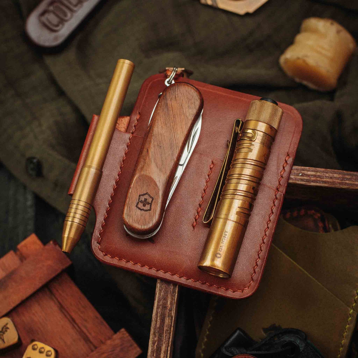 Pirate Goods First Mate Pocket Organizer – Leather EDC Pocket Organizer Pirate Goods