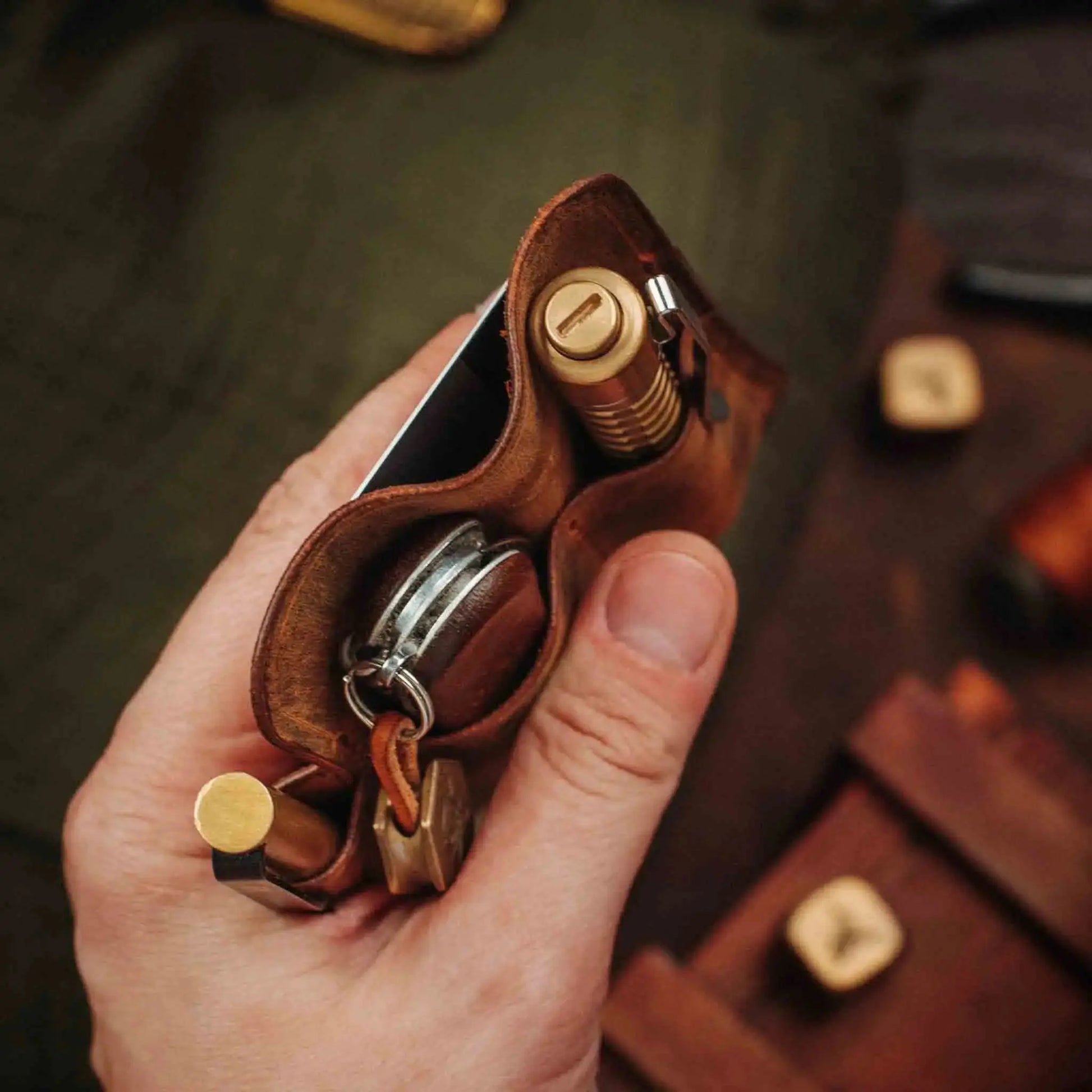 Pirate Goods First Mate Pocket Organizer – Leather EDC Pocket Organizer Pirate Goods