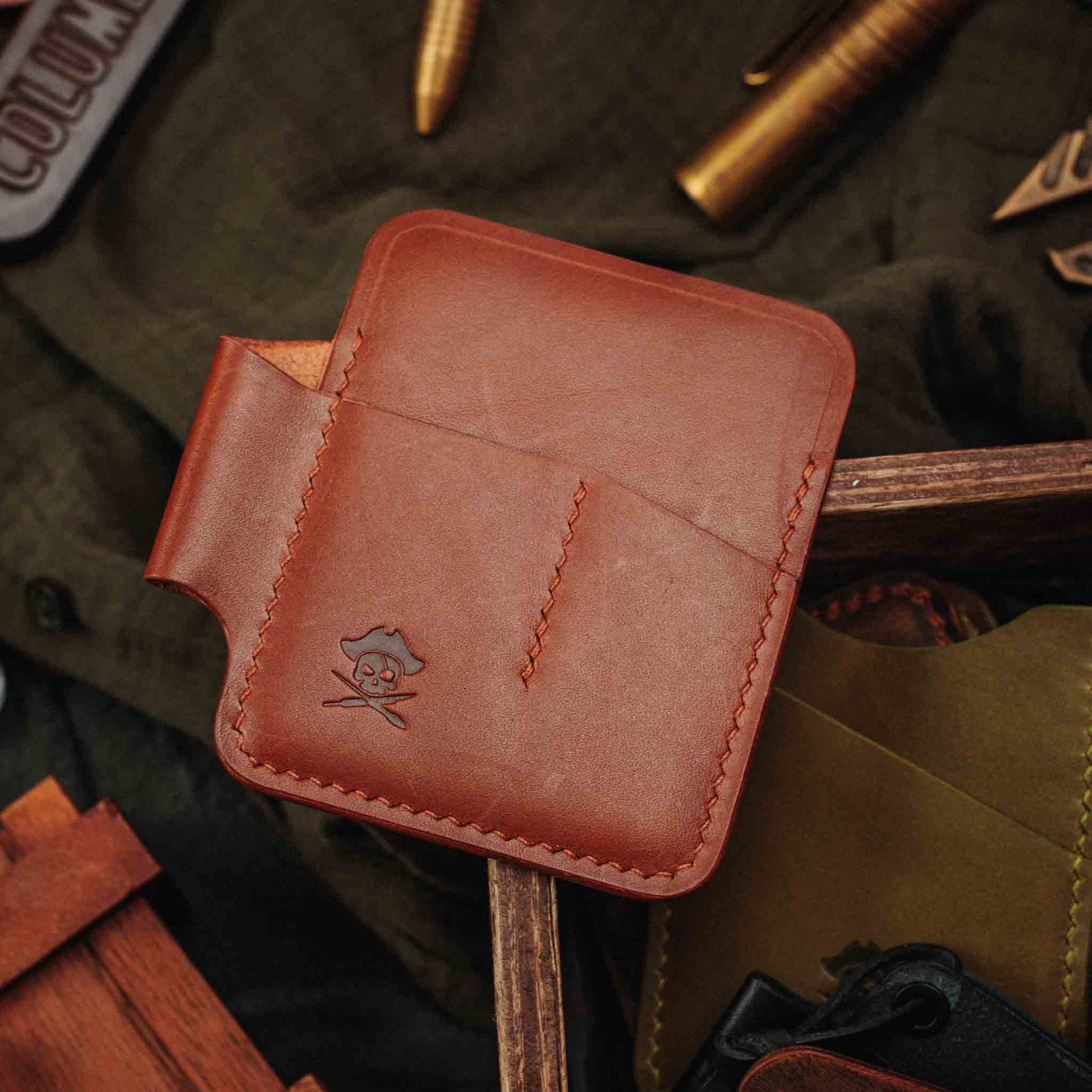 Pirate Goods First Mate Pocket Organizer – Leather EDC Pocket Organizer Pirate Goods