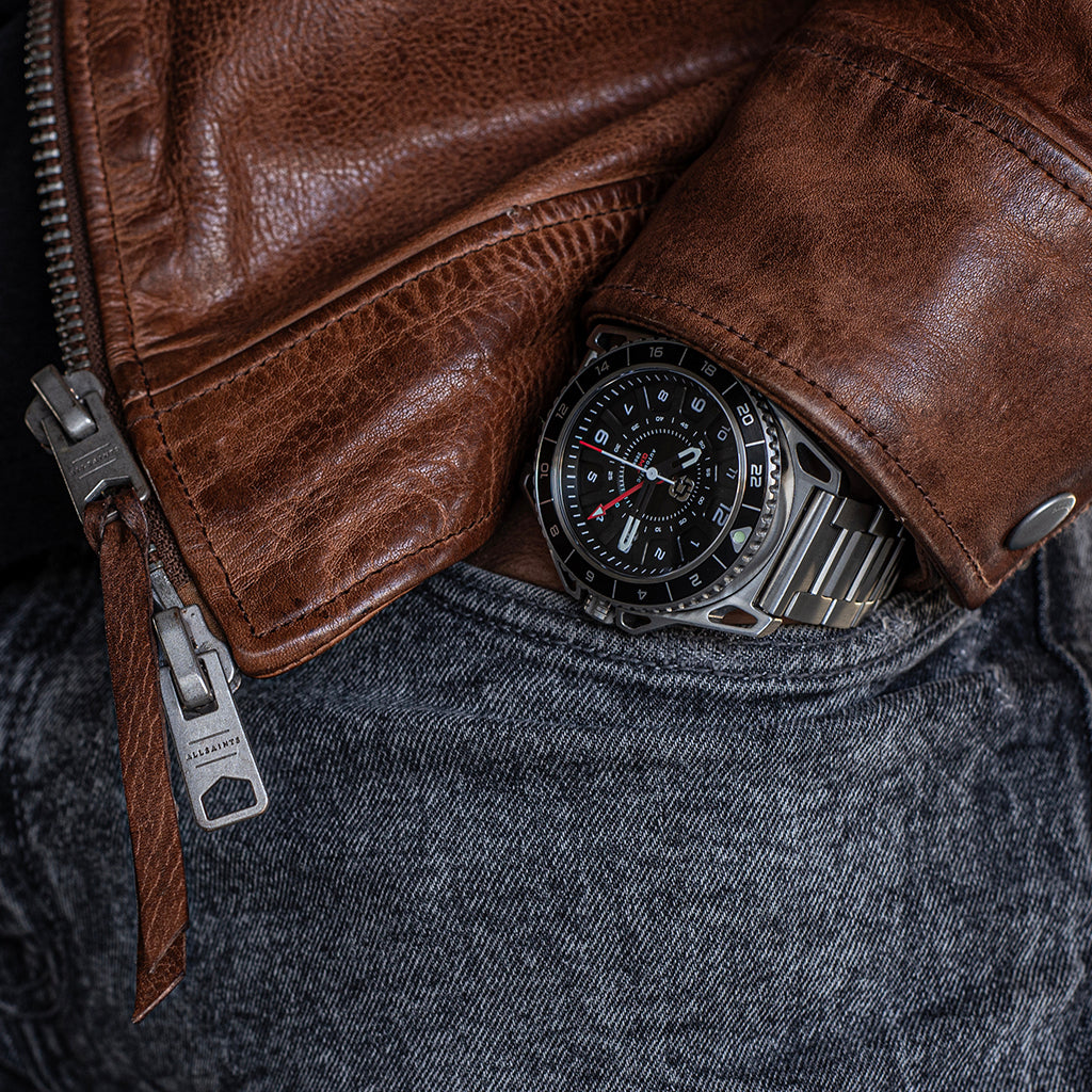 Dango GMT-01 - Automatic GMT Watch with Metal Bracelet