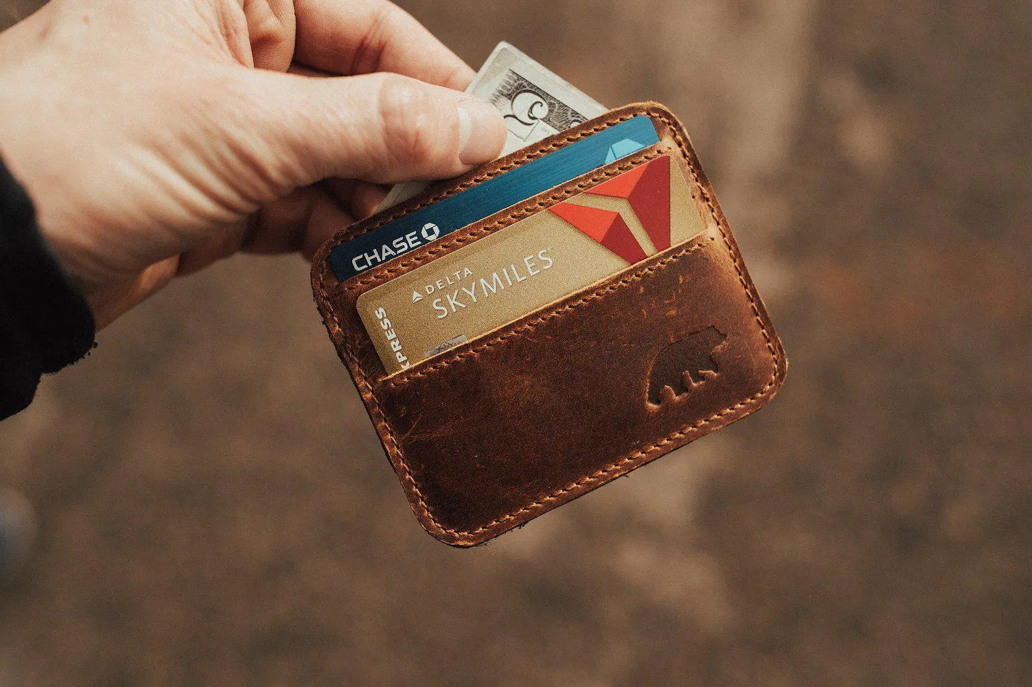 Kenai Minimalist Wallet Kodiak Leather