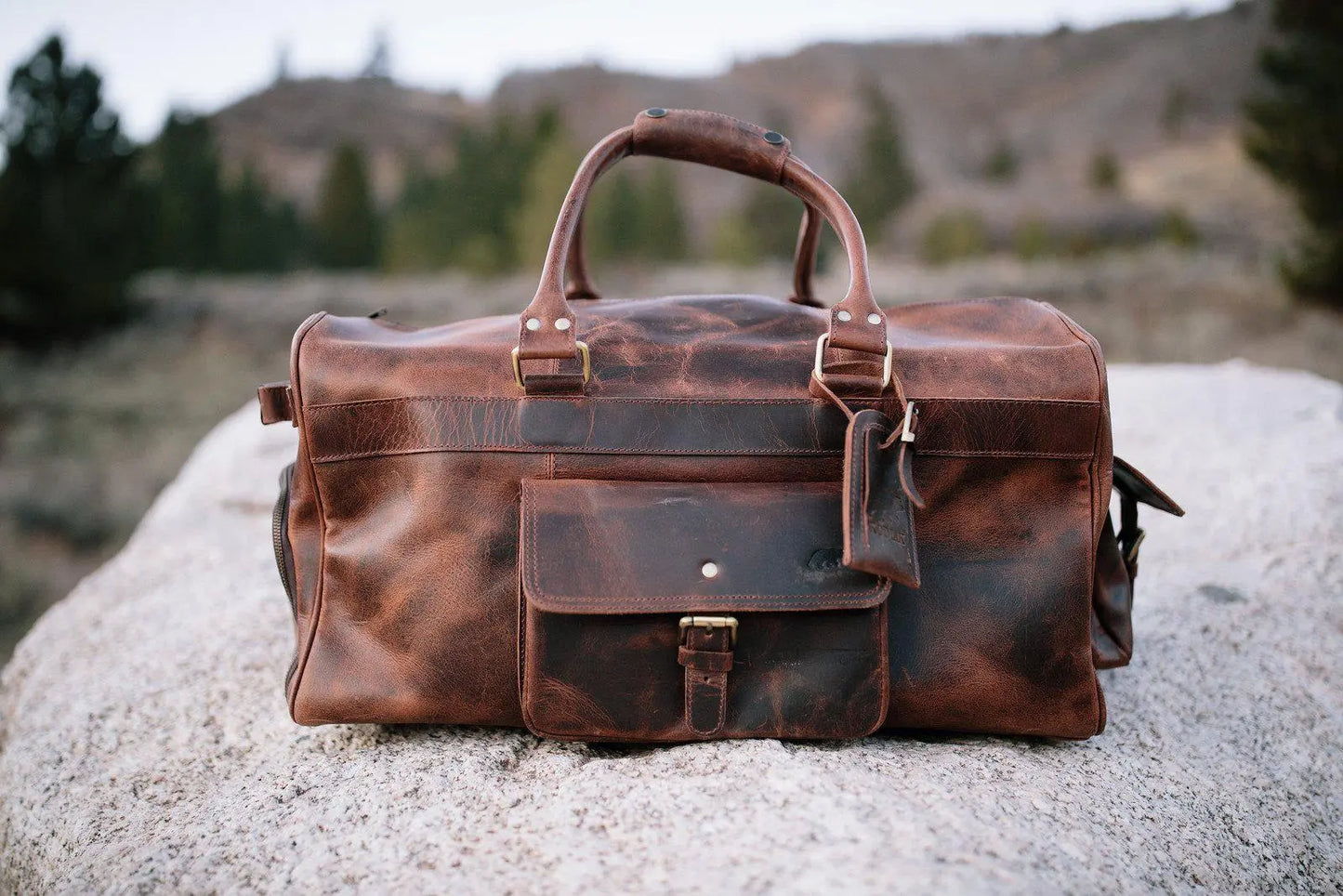 60L Weekender Duffel Kodiak Leather
