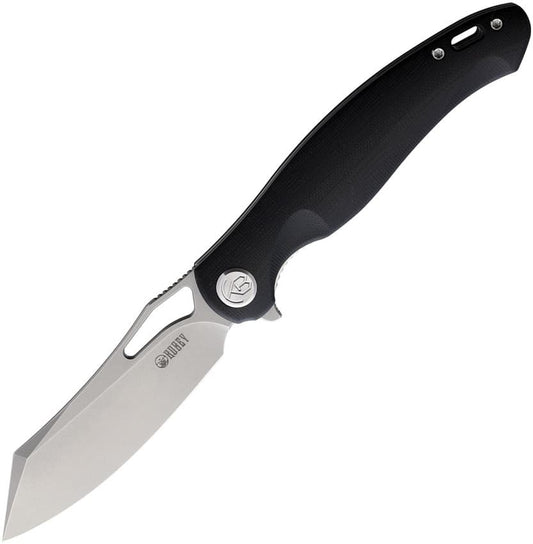 Kubey Drake Linerlock Black G10 Folding Knife