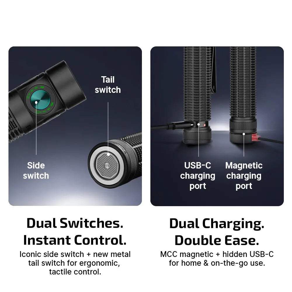 Olight Baton 4 Pro Flashlight - Black