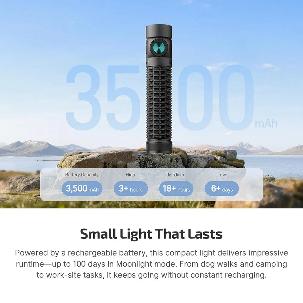 Olight Baton 4 Pro Flashlight - Black