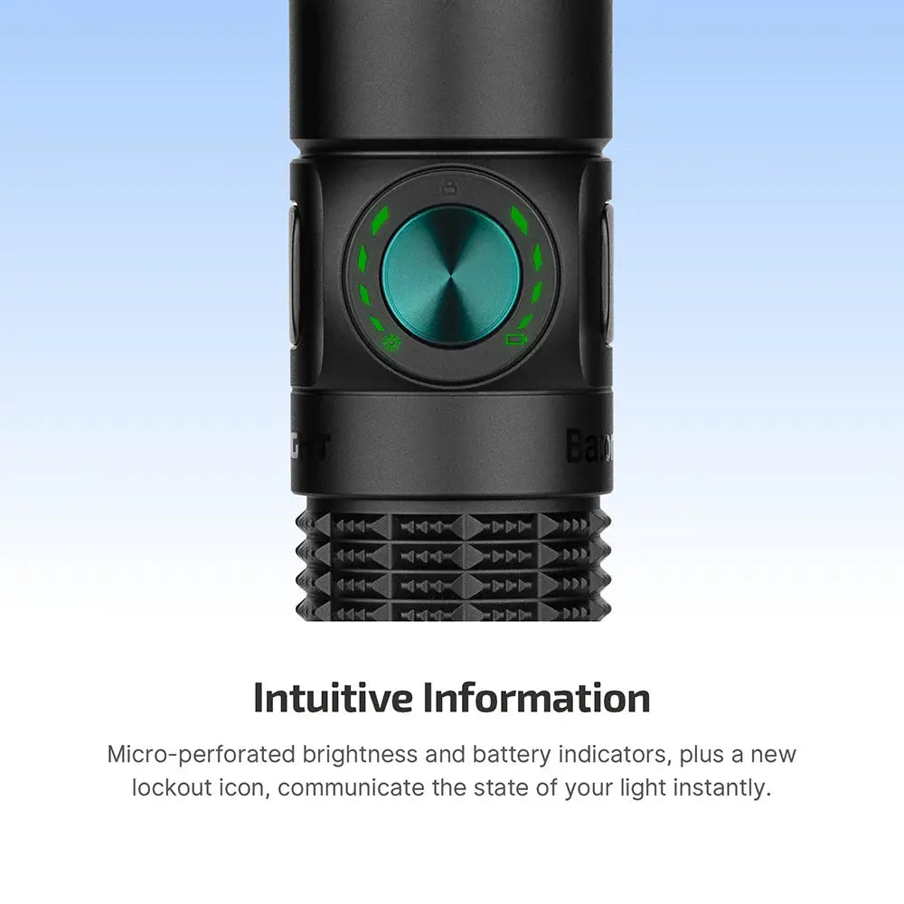 Olight Baton 4 Pro Flashlight - Black
