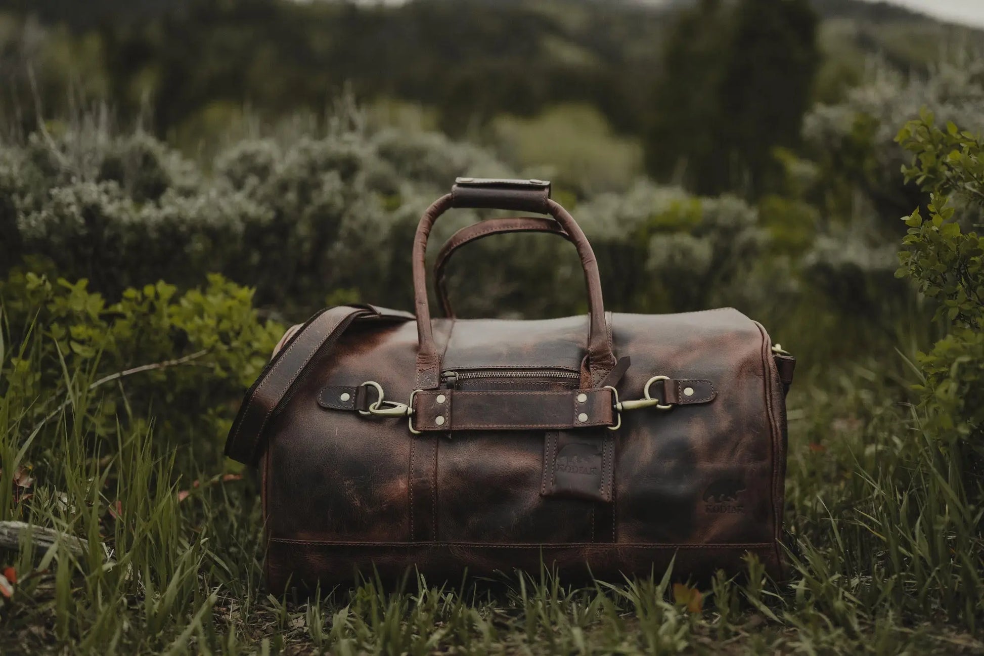 45L Denali Duffel Kodiak Leather