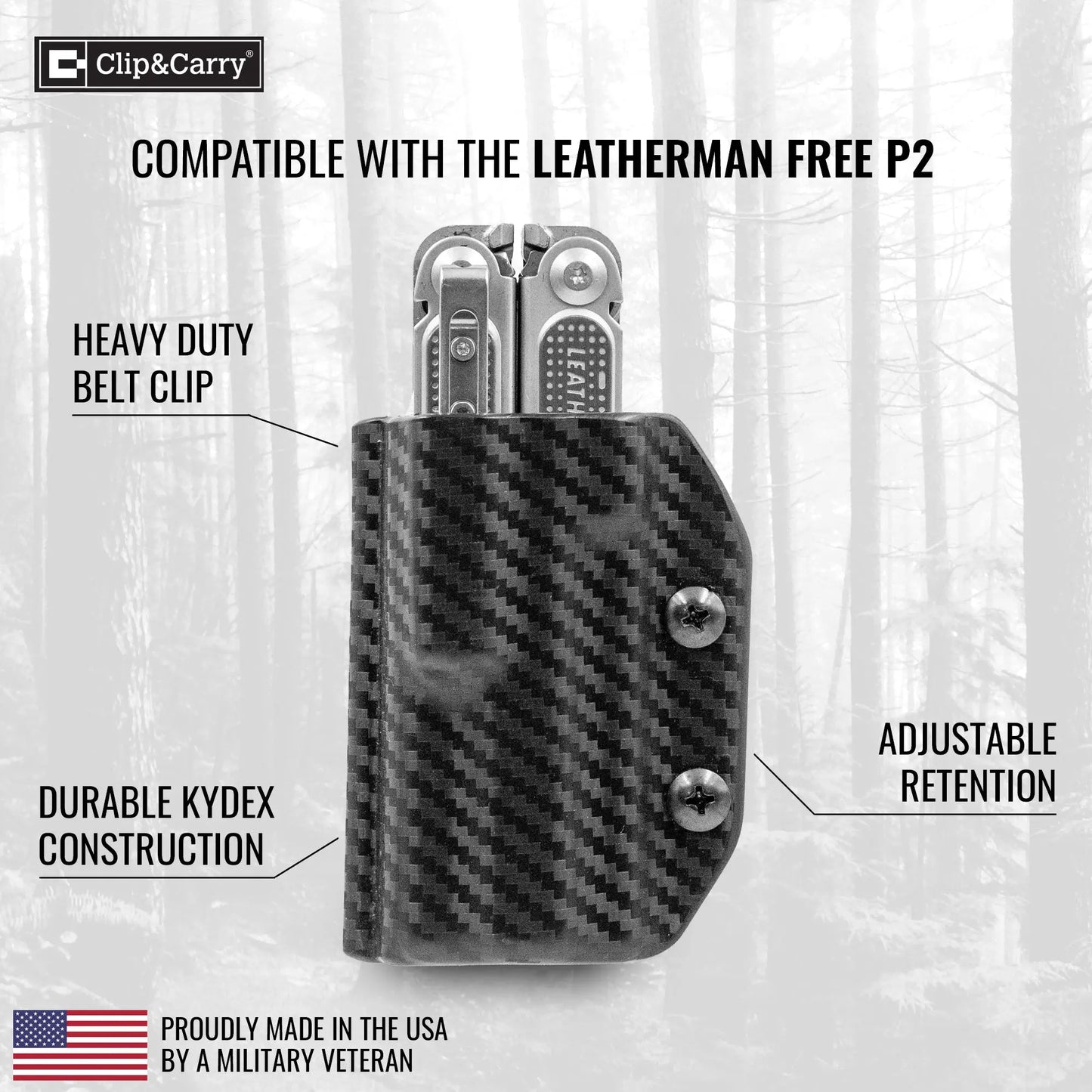 Kydex Sheath for the Leatherman Free P2