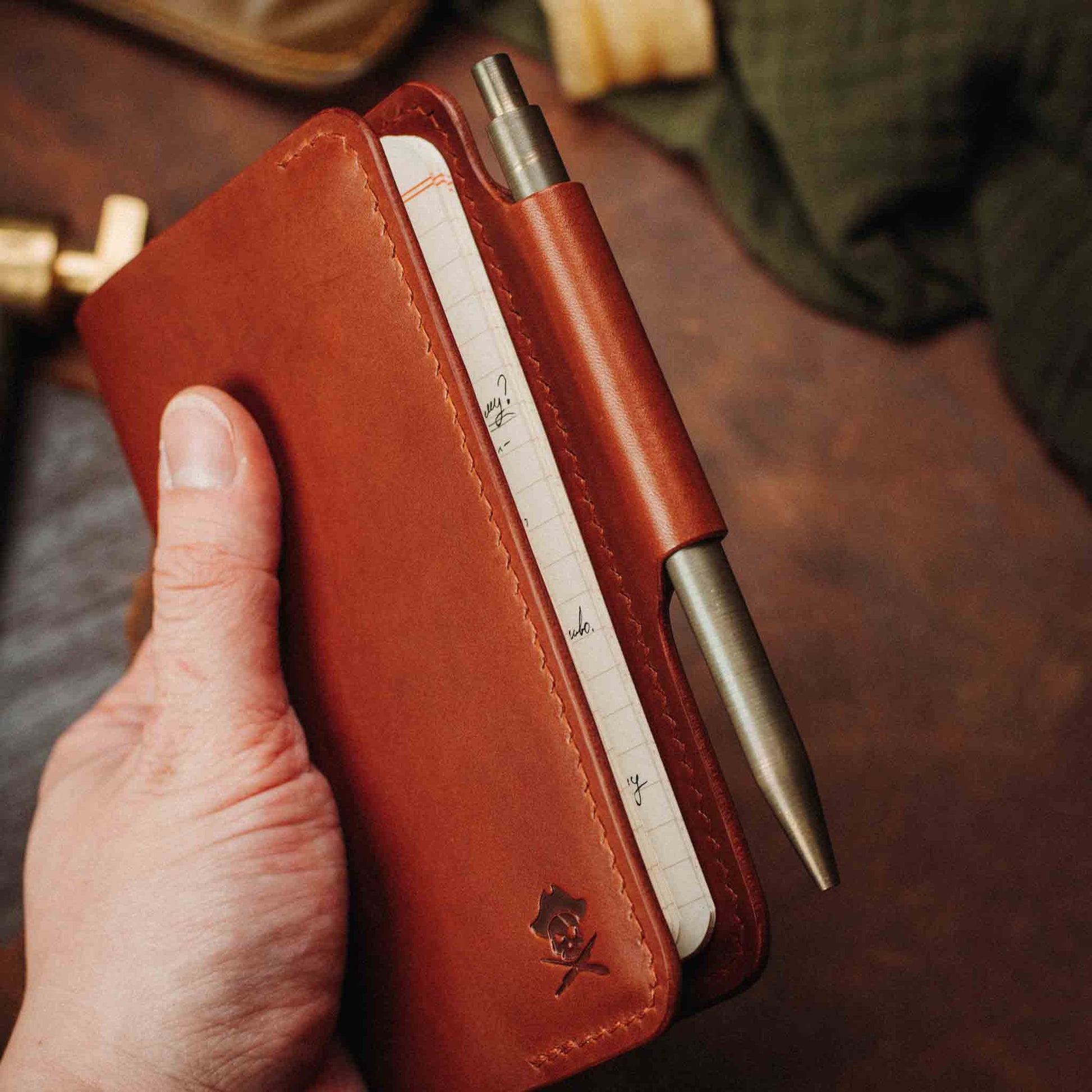 Pirate Goods Navigator - Leather Field Notes Cover Pirate Goods