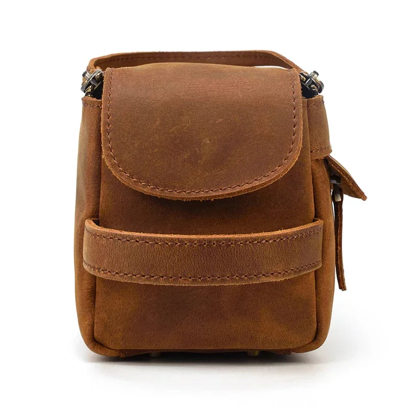 Dado Leather Dopp Kit | Handmade Leather Toiletry Bag STEEL HORSE LEATHER
