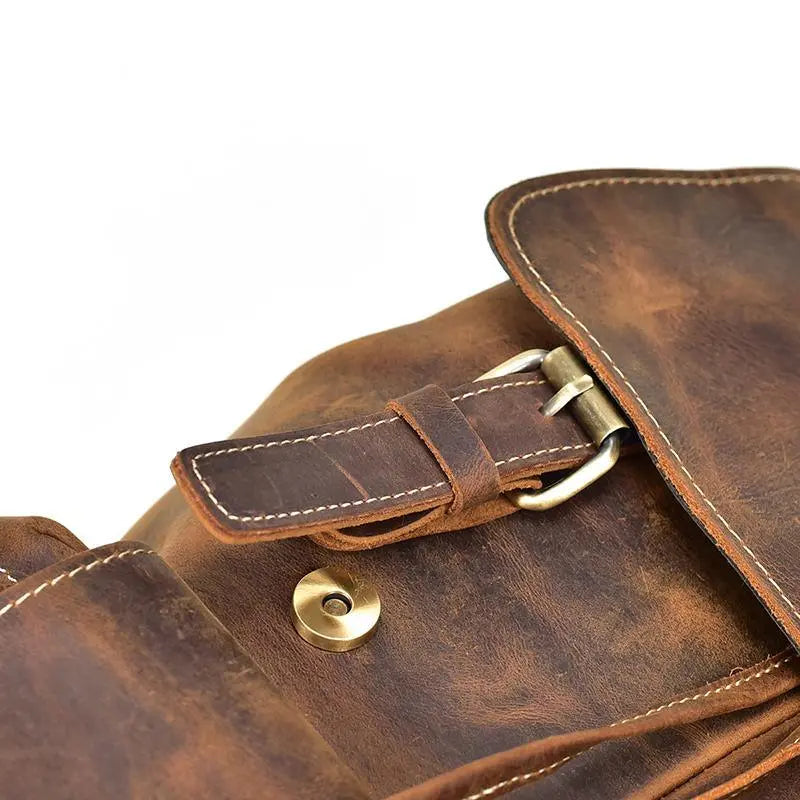 The Hagen Backpack | Vintage Leather Backpack STEEL HORSE LEATHER