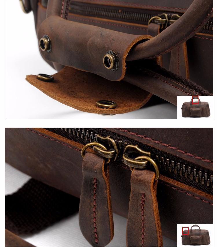 The Asta Weekender | Handcrafted Leather Duffle Bag STEEL HORSE LEATHER