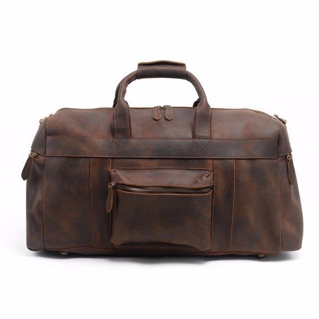The Asta Weekender | Handcrafted Leather Duffle Bag STEEL HORSE LEATHER
