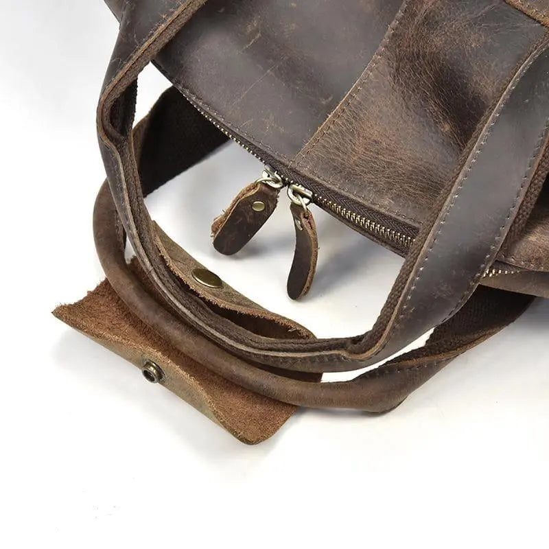 The Colden Duffle Bag | Large Capacity Leather Weekender STEEL HORSE LEATHER