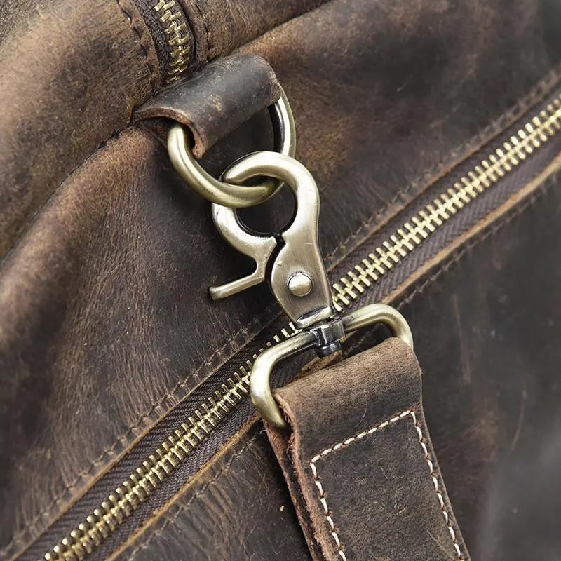 The Colden Duffle Bag | Large Capacity Leather Weekender STEEL HORSE LEATHER