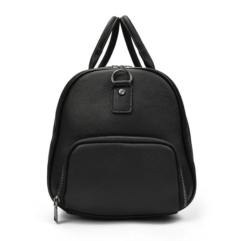 The Endre Weekender | Vintage Leather Duffle Bag STEEL HORSE LEATHER
