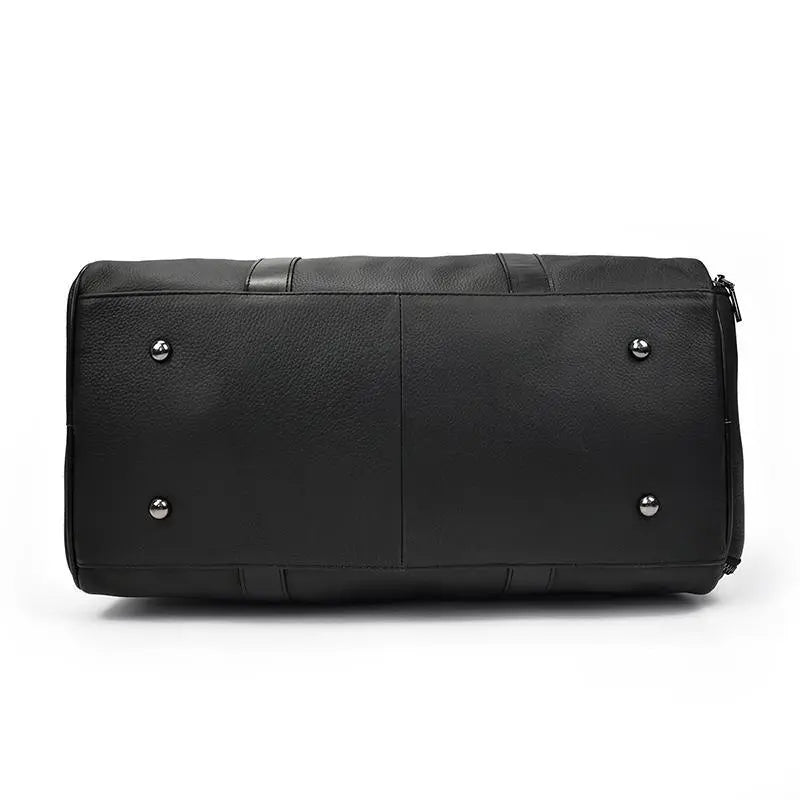 The Endre Weekender | Vintage Leather Duffle Bag STEEL HORSE LEATHER