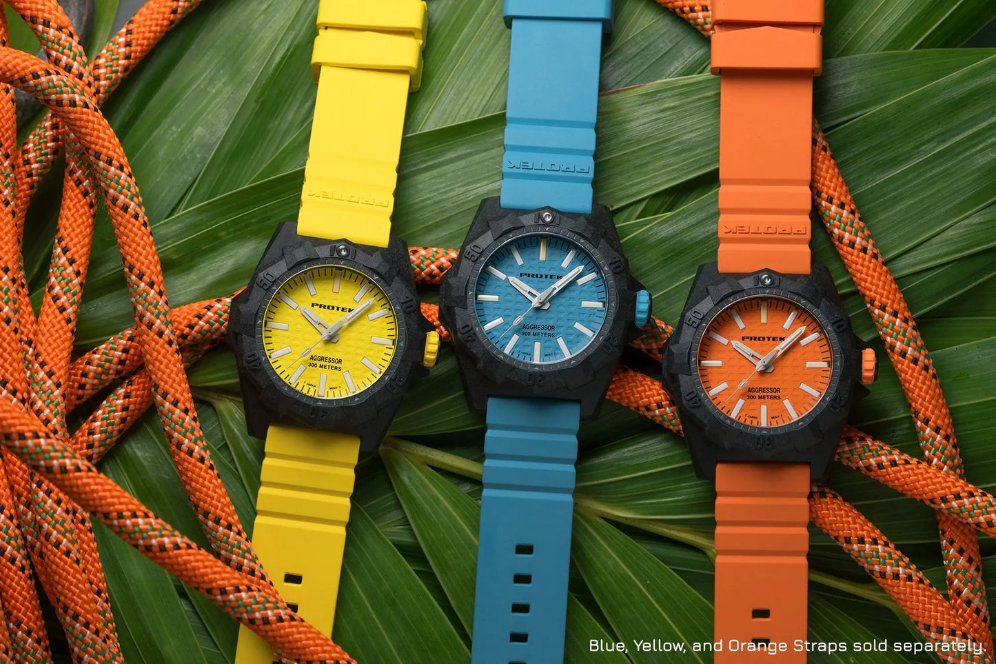 ProTek Tritium Carbon 45MM Dive Watch Aggressor PT4004 ProTek