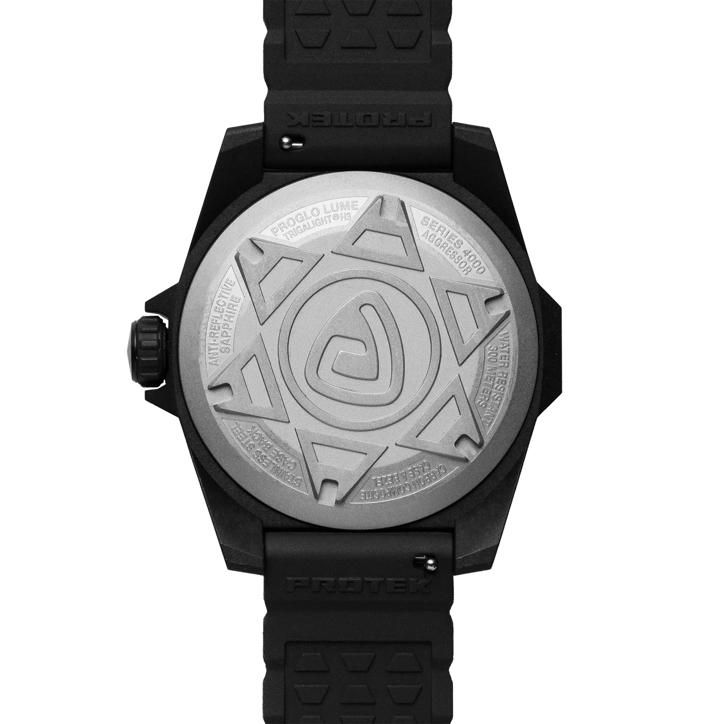 ProTek Tritium Carbon 45MM Dive Watch Aggressor PT4001 ProTek