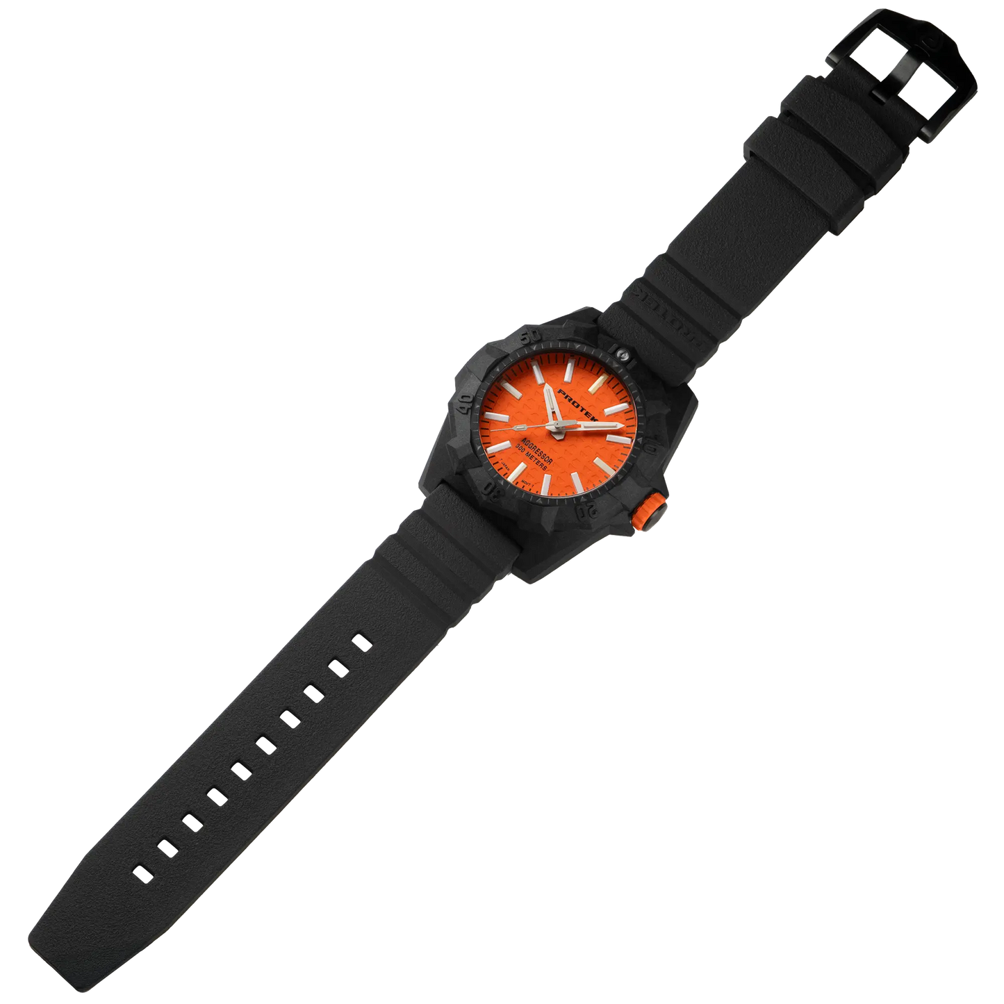 ProTek Tritium Carbon 45MM Dive Watch Aggressor PT4004 ProTek