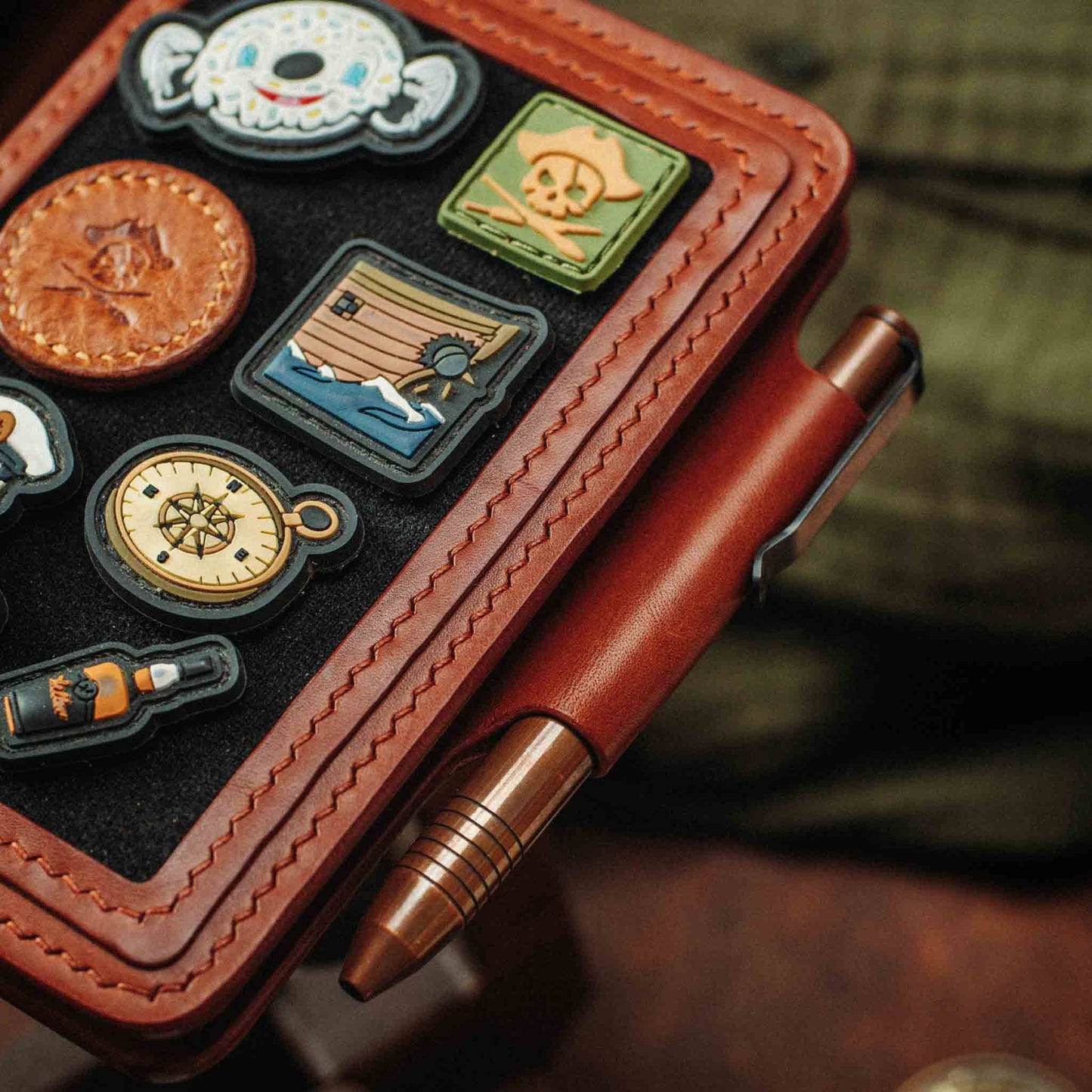 Quartermaster v2 – Leather Passport Wallet with Velcro | Pirate Goods Pirate Goods