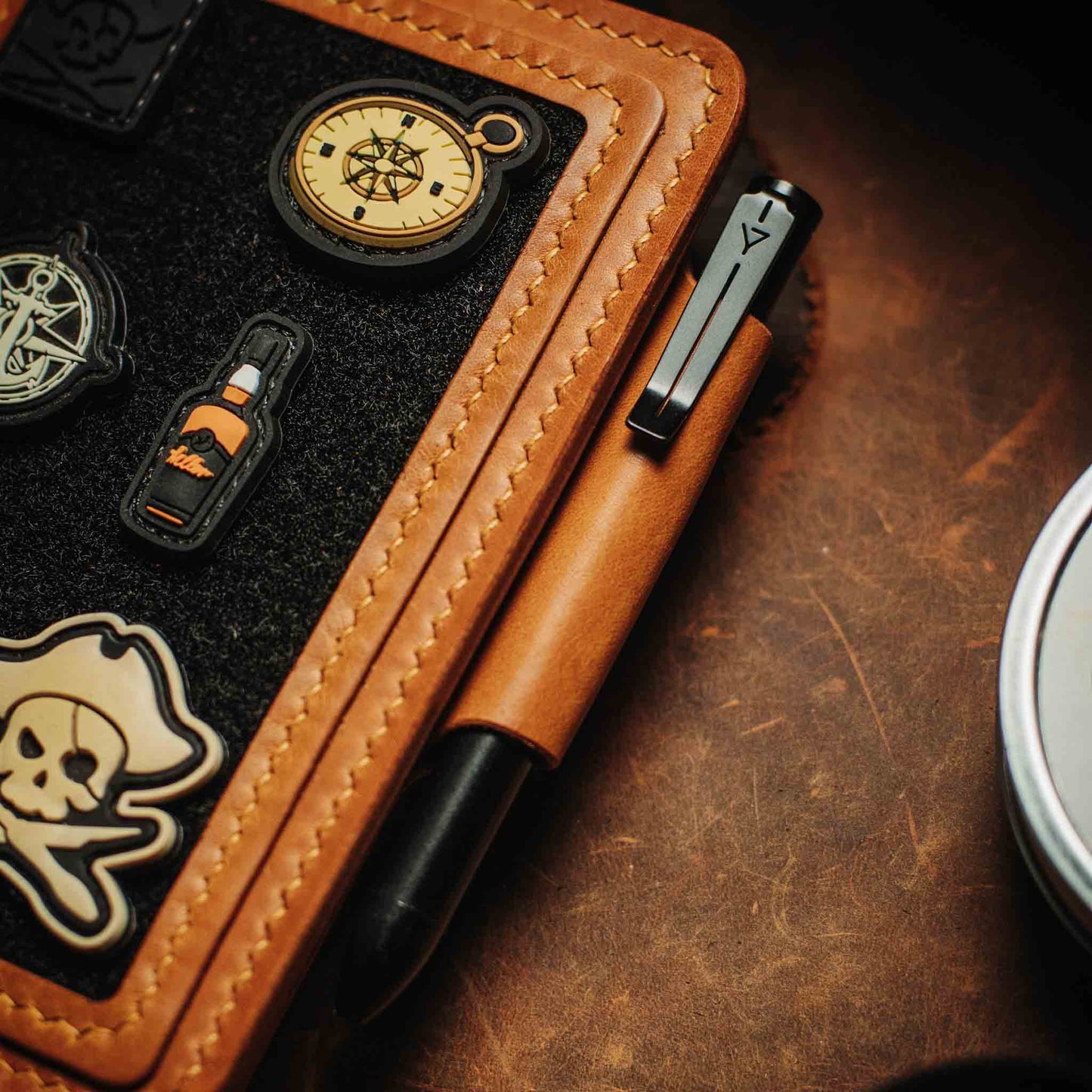 Quartermaster v2 – Leather Passport Wallet with Velcro | Pirate Goods Pirate Goods