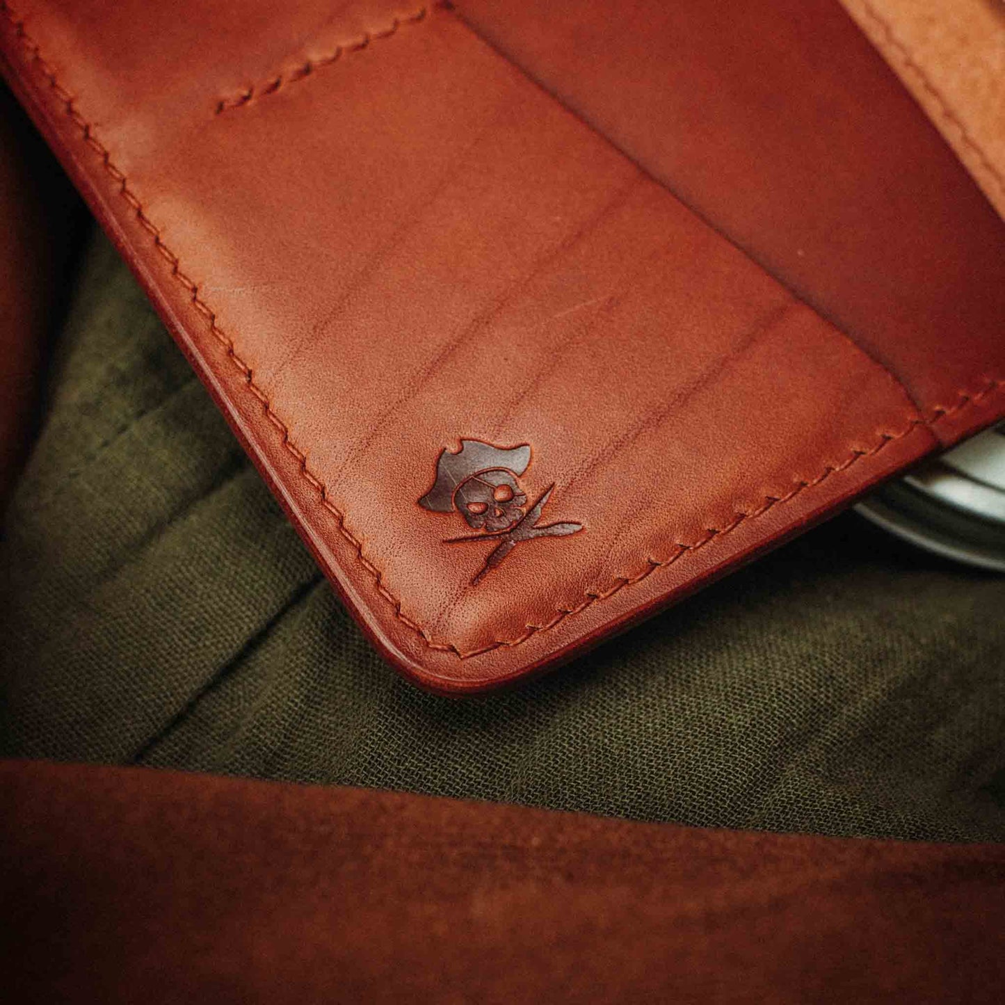 Quartermaster v2 – Leather Passport Wallet with Velcro | Pirate Goods Pirate Goods
