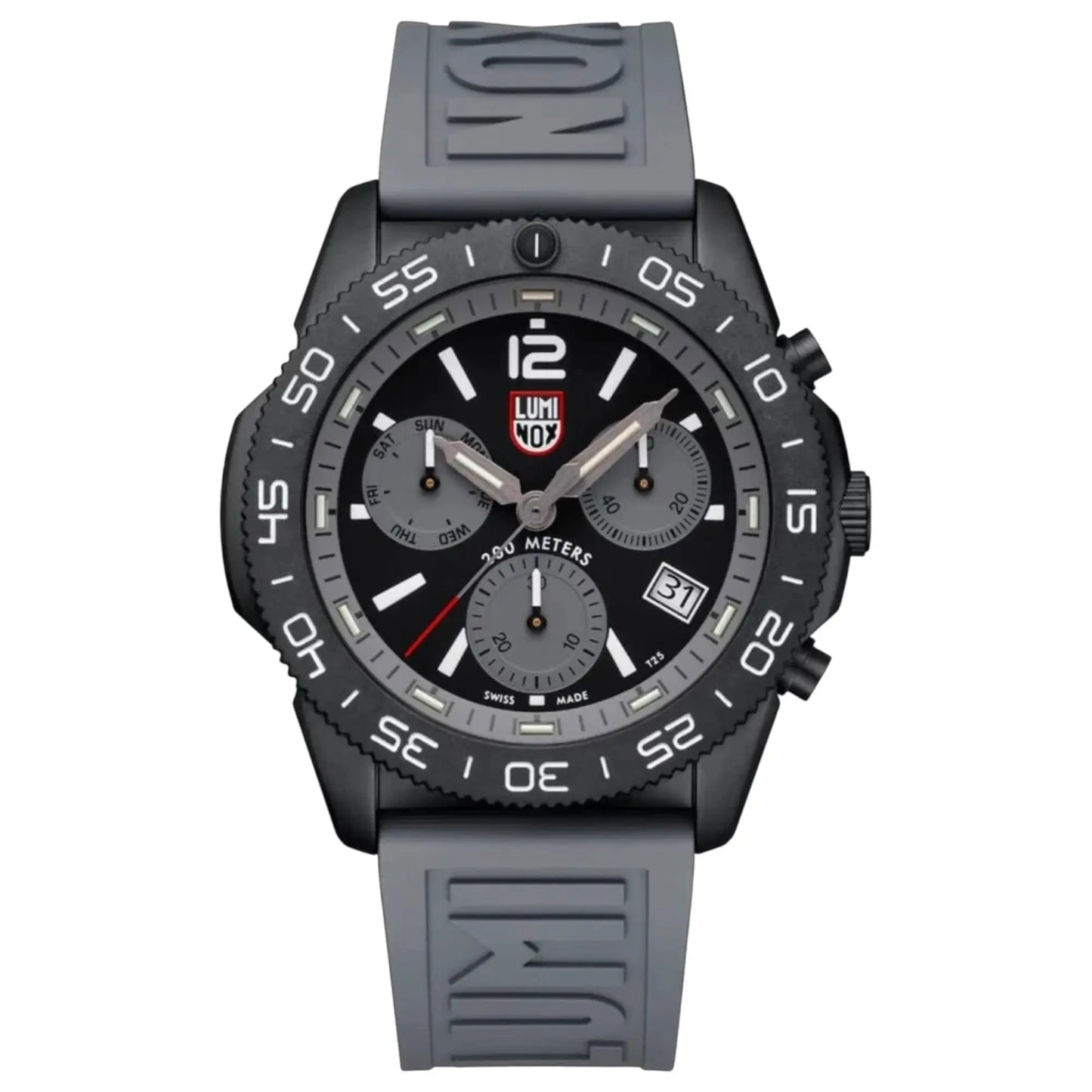 Luminox Tritium Gray Pacific Diver 44MM Chronograph Watch Luminox