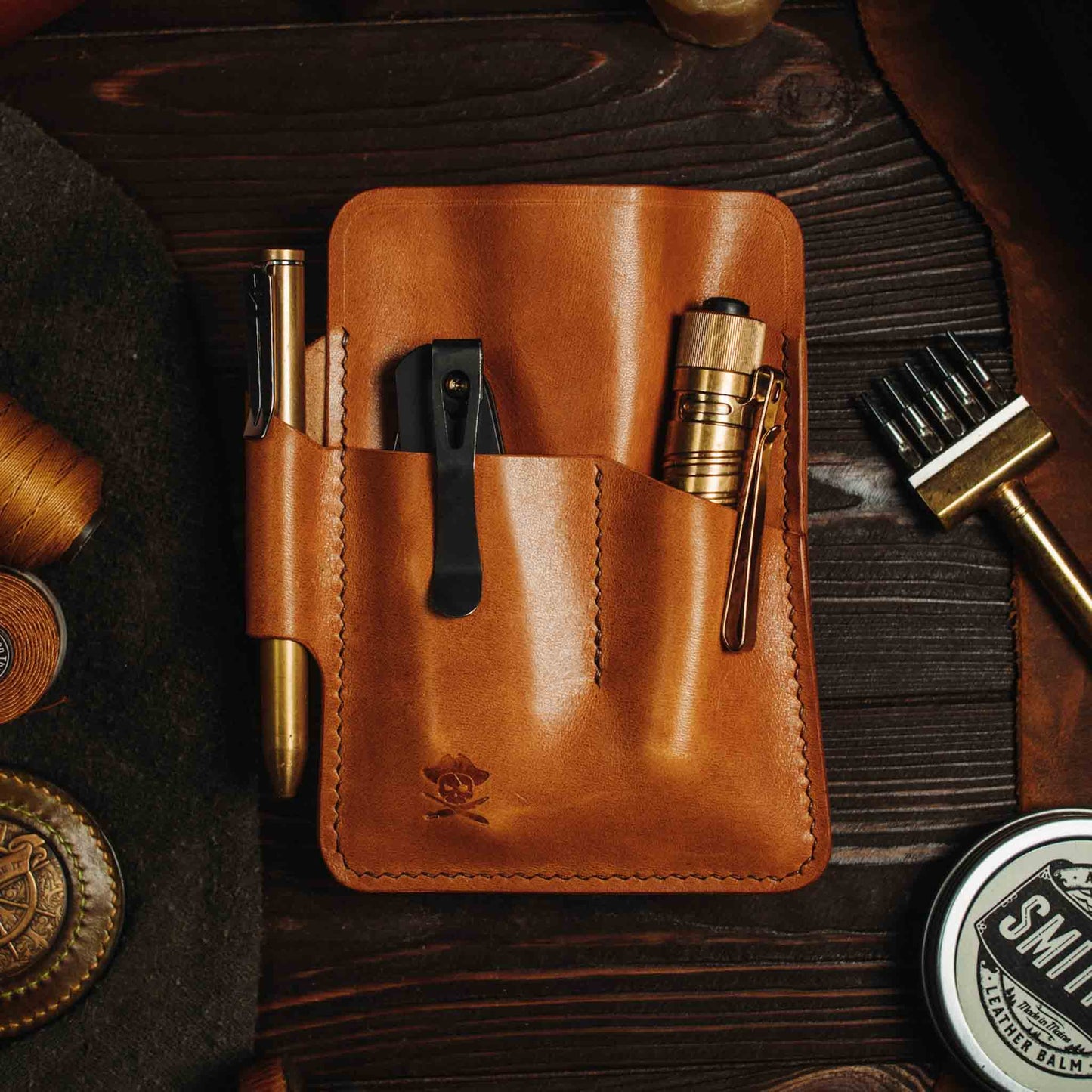 Pirate Goods First Mate Fatty – Large Leather EDC Organizer Pirate Goods
