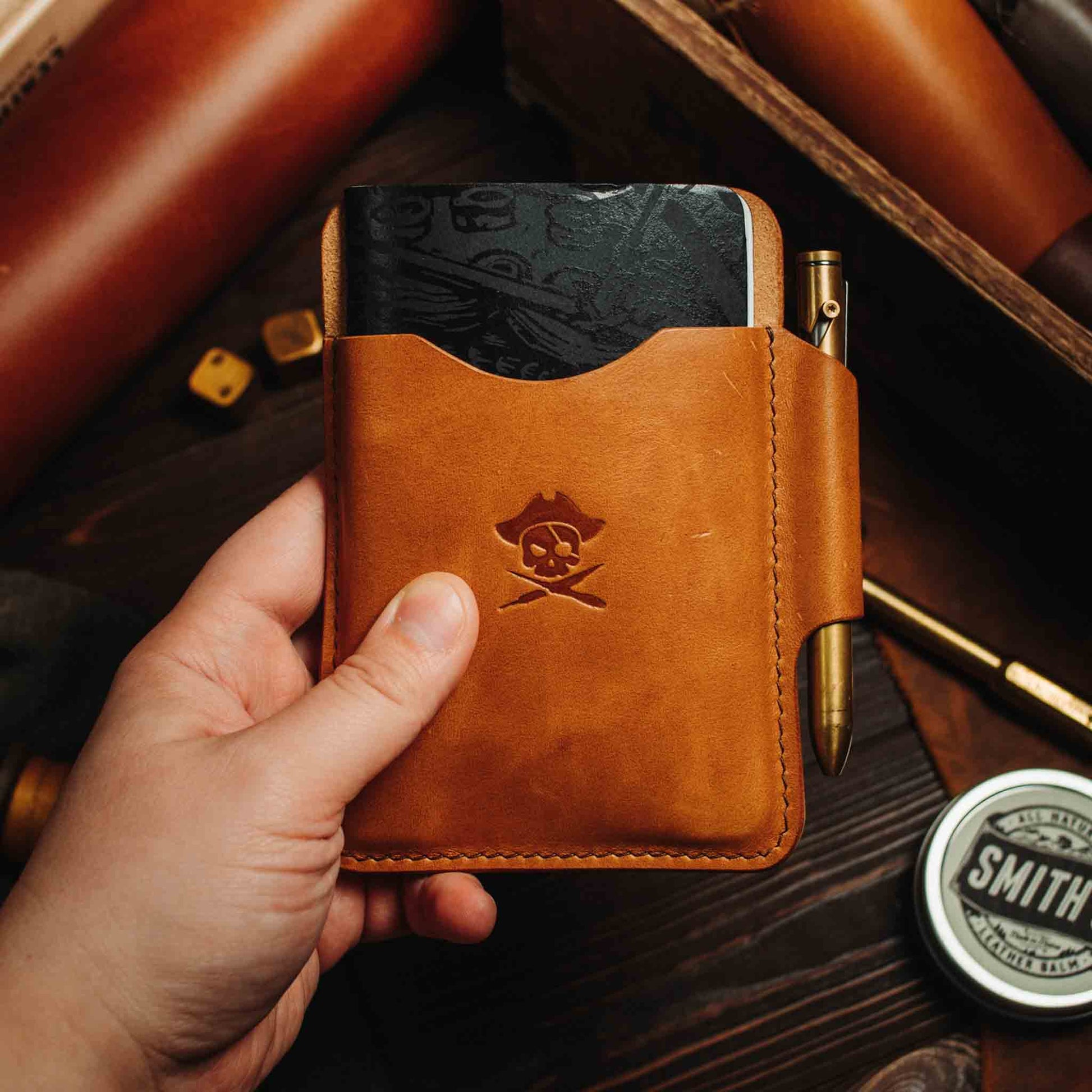 Pirate Goods First Mate Fatty – Large Leather EDC Organizer Pirate Goods