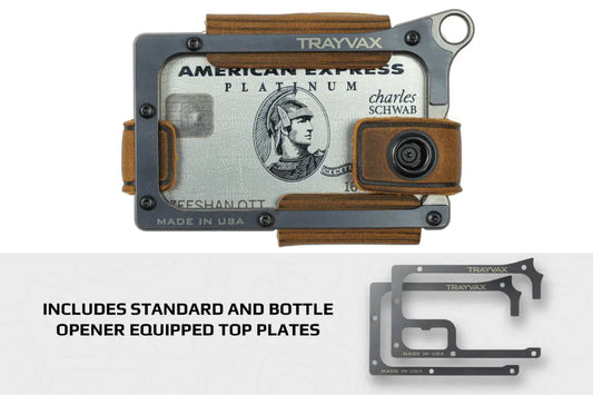 Contour Wallet - Titanium Tobacco Brown Trayvax Enterprises