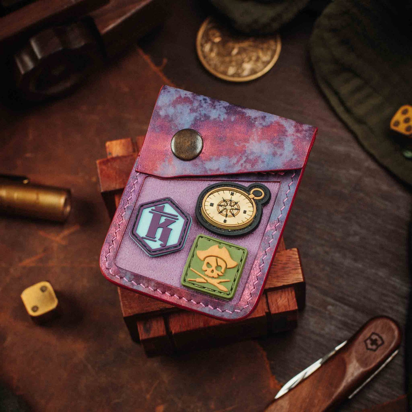 Voyager v2 – Leather Velcro Patch Wallet | Pirate Goods Pirate Goods