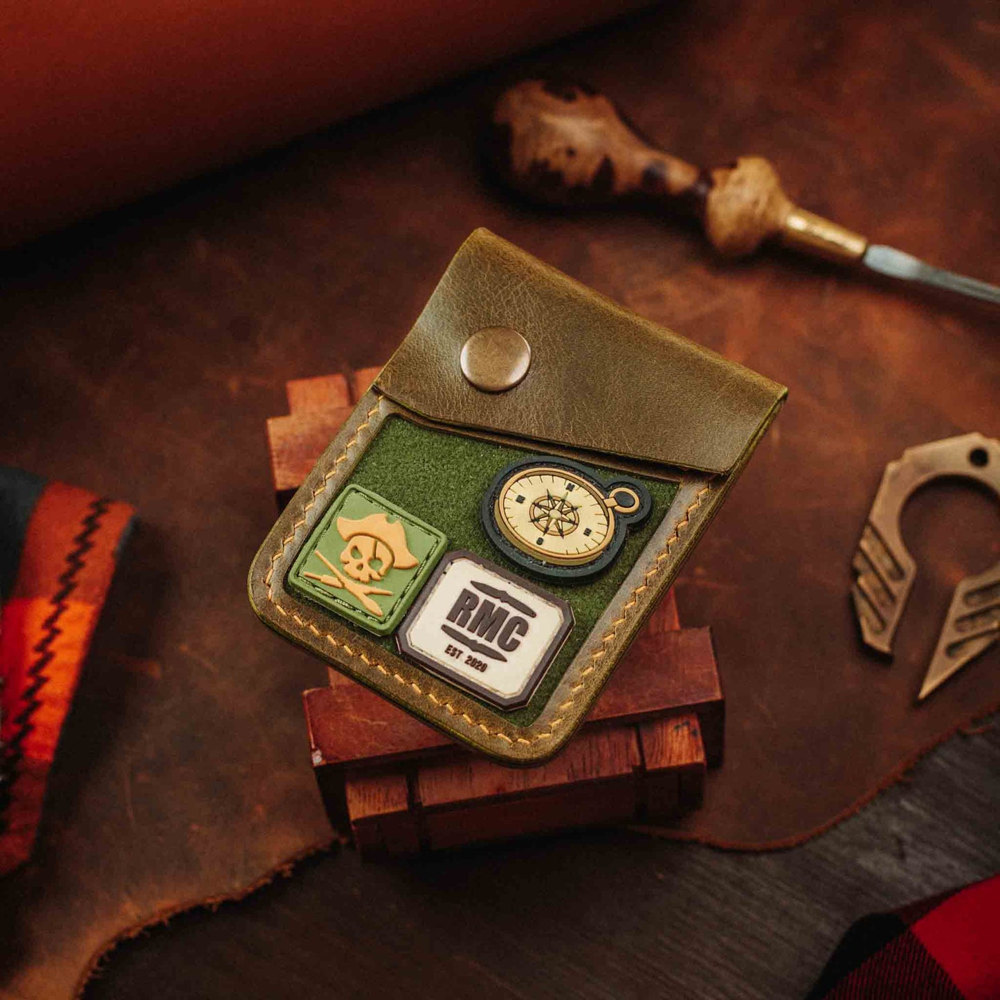 Voyager v2 – Leather Velcro Patch Wallet | Pirate Goods Pirate Goods