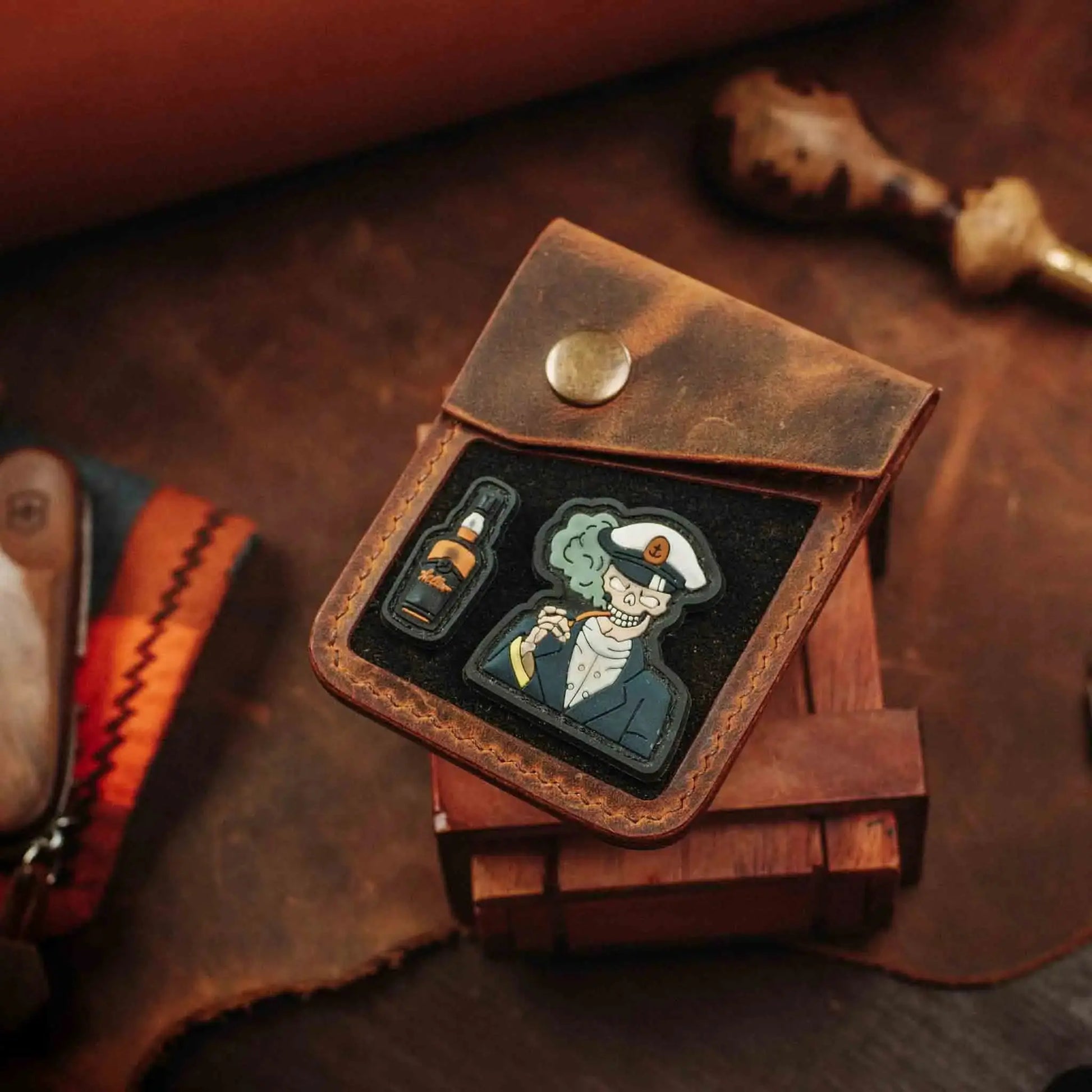 Voyager v2 – Leather Velcro Patch Wallet | Pirate Goods Pirate Goods