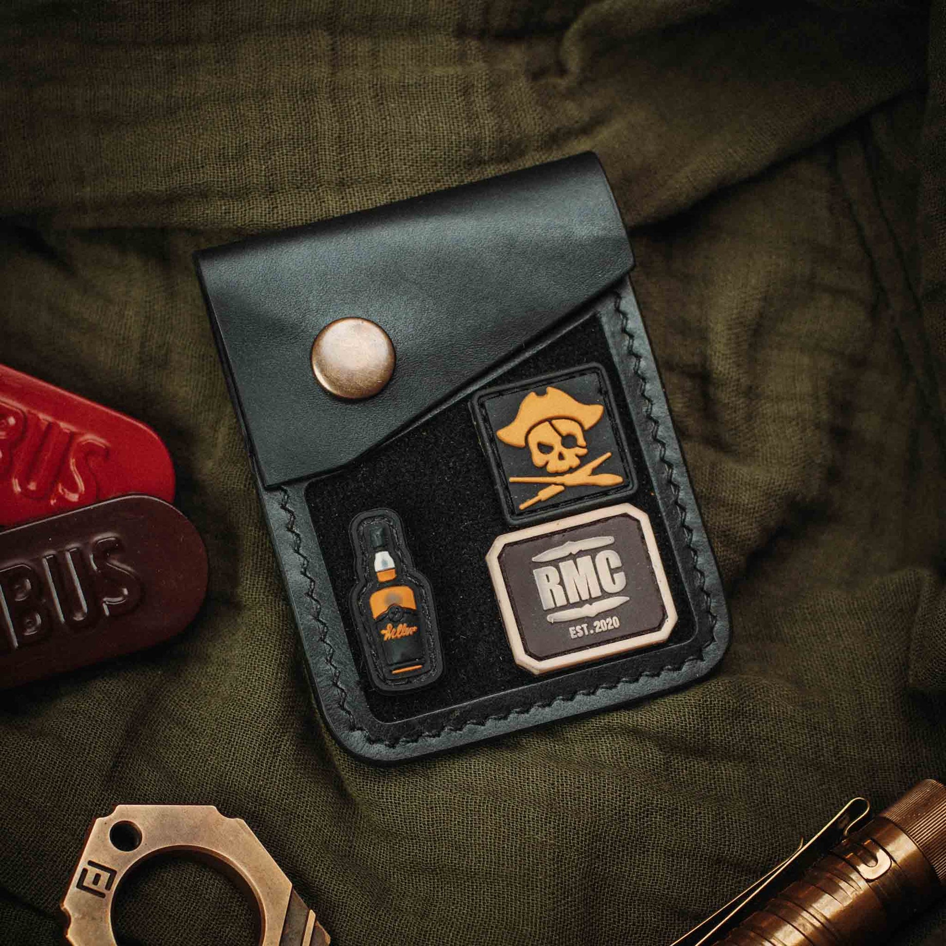 Voyager v2 – Leather Velcro Patch Wallet | Pirate Goods Pirate Goods