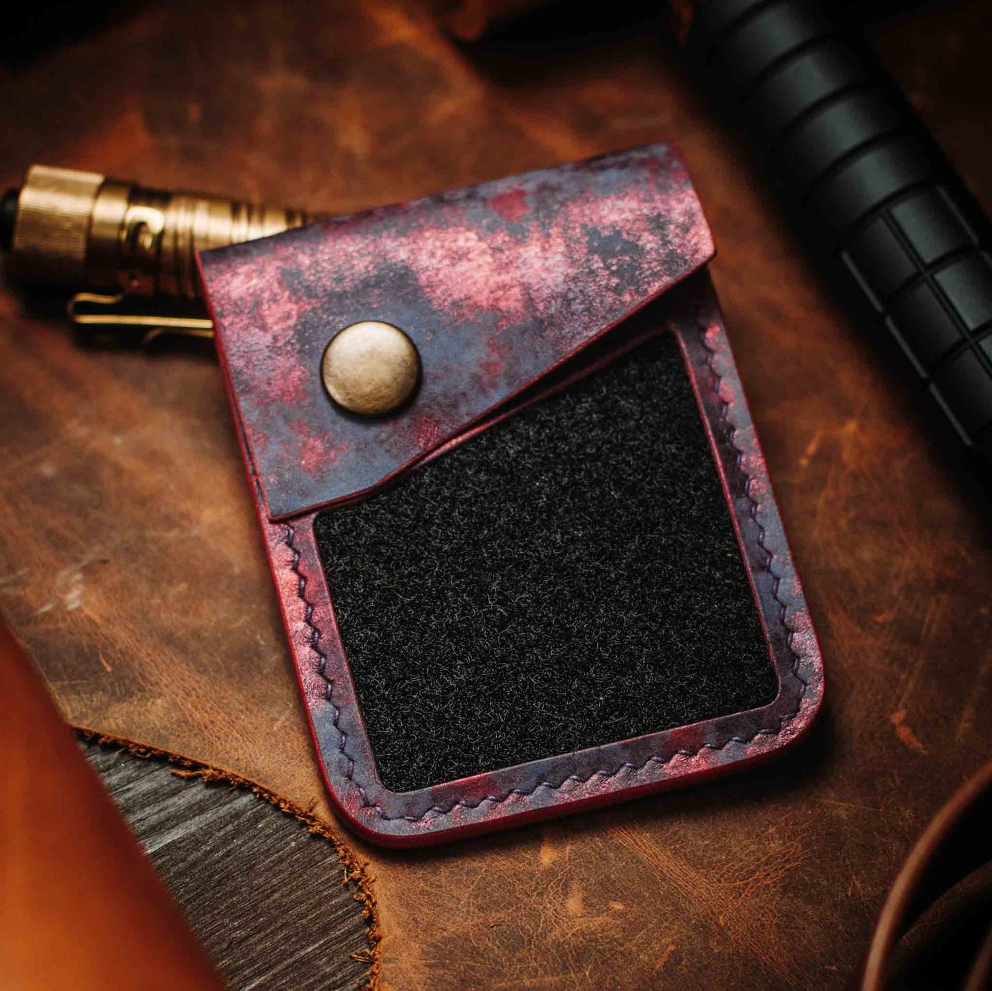 Voyager v2 – Leather Velcro Patch Wallet | Pirate Goods Pirate Goods